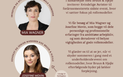 Kvindelige Jurister x Bruun & Hjejle: Rollemodeller