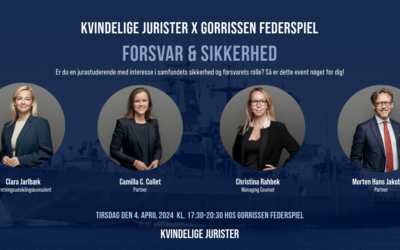 Kvindelige Jurister X Gorrissen Federspiel: Forsvar & Sikkerhed