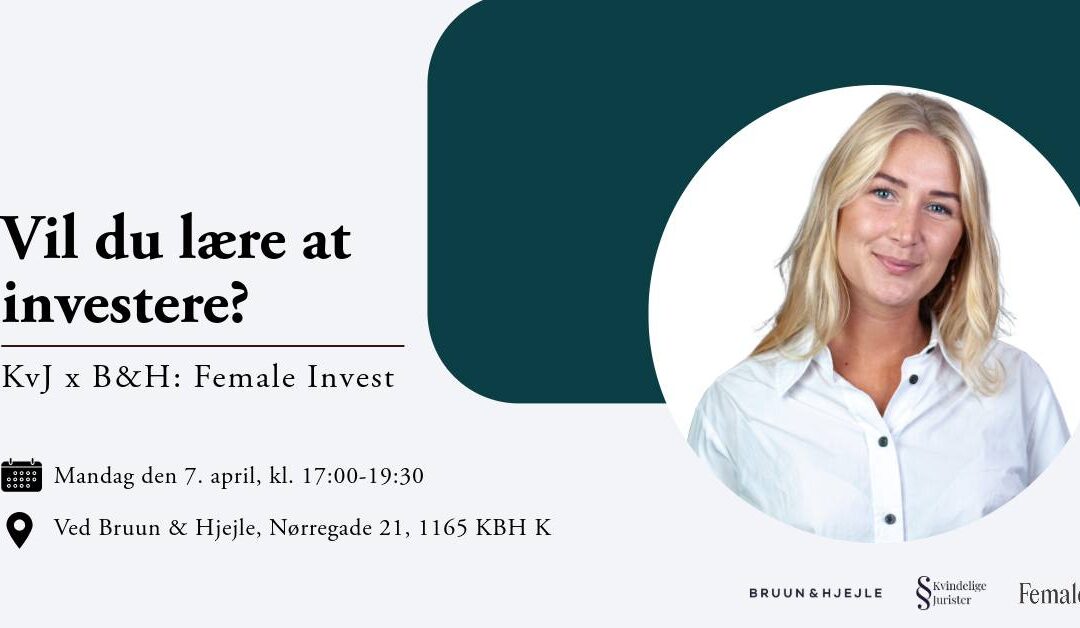 KvJ x B&H: Lær at investere med Female Invest