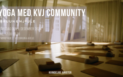 Yoga og mindfulness i KvJ Community x Bruun & Hjejle