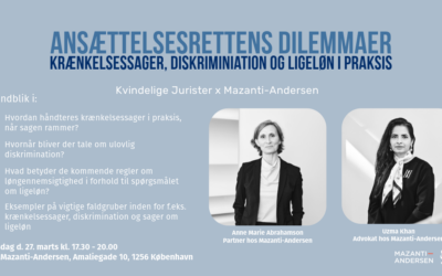 Ansættelsesrettens dilemmaer: Krænkelsessager, diskrimination og ligeløn i praksis