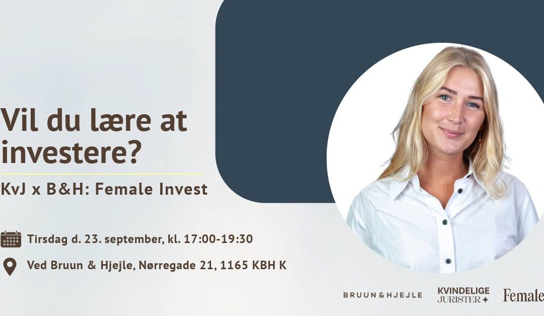 KvJ x B&H: Lær at investere med Female Invest