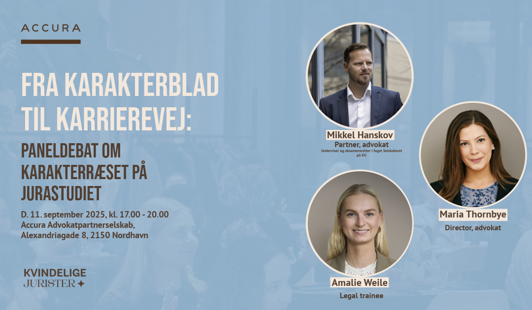 Fra Karakterblad til Karrierevej: Paneldebat om karakterræset på jurastudiet