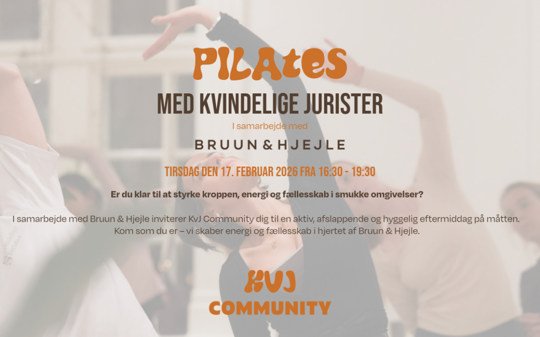 Pilates med KvJ Community og Bruun & Hjejle 